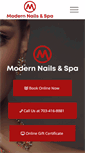 Mobile Screenshot of modernnails.net